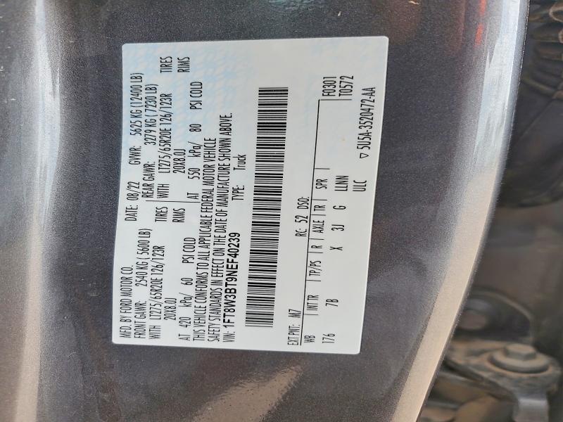 Продаж на аукціоні авто 2022 Ford F350, vin: 1FT8W3BT9NEF40239, номер лоту: 56802556
