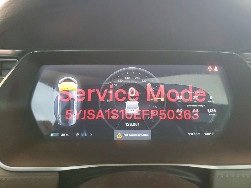 2014 Tesla Model S მანქანა იყიდება აუქციონზე, vin: 5YJSA1S10EFP50363, აუქციონის ნომერი: 58306286