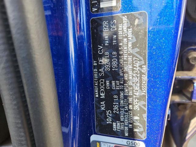 Aukcja sprzedaży 2025 Kia K4, vin: 3KPFT4DE2SE234407, numer aukcji: 58177636