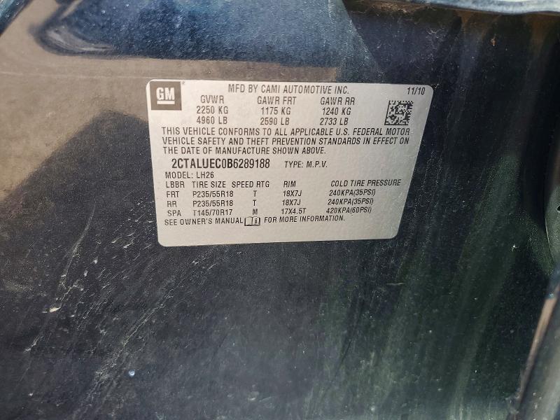 Продаж на аукціоні авто 2011 Gmc Terrain, vin: 2CTALUEC0B6289188, номер лоту: 55875676