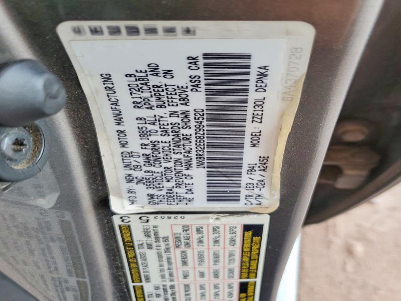 Продаж на аукціоні авто 2008 Toyota Corolla, vin: 1NXBR32E68Z994520, номер лоту: 56101256