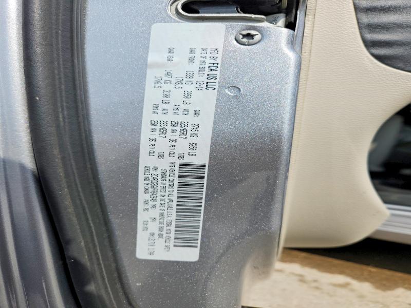 58772486 :رقم المزاد ، 2C4RDGBG0FR642649 vin ، 2015 Dodge Grand Caravan مزاد بيع