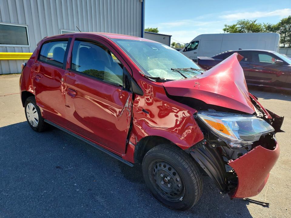 2024 Mitsubishi Mirage მანქანა იყიდება აუქციონზე, vin: ML32AUHJXRH034040, აუქციონის ნომერი: 58979786