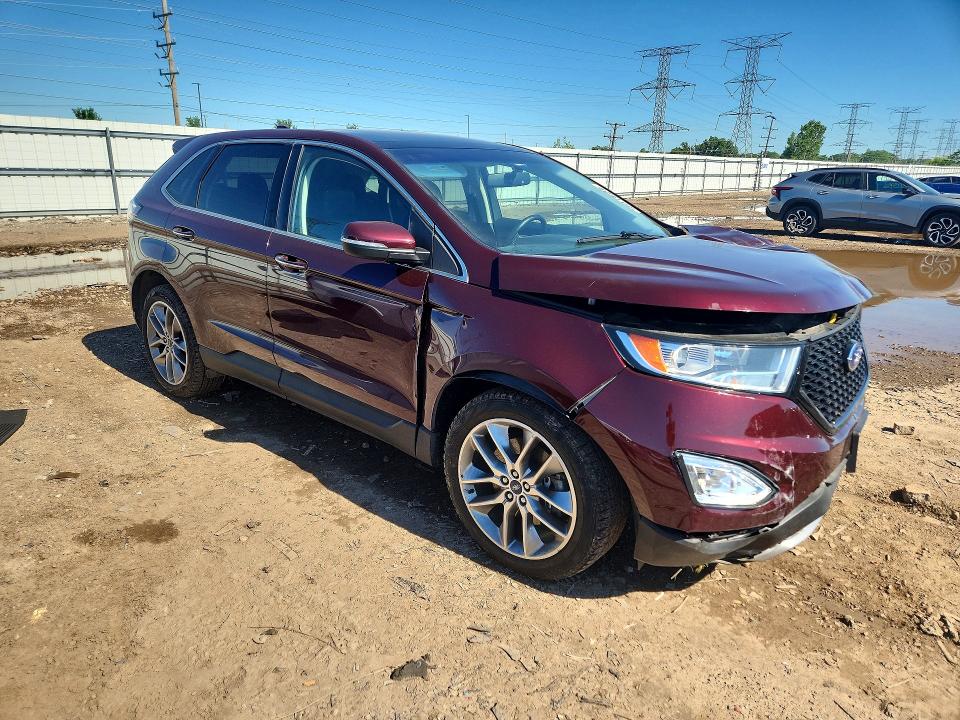 58419586 :رقم المزاد ، 2FMPK4K82HBC25237 vin ، 2017 Ford Edge مزاد بيع
