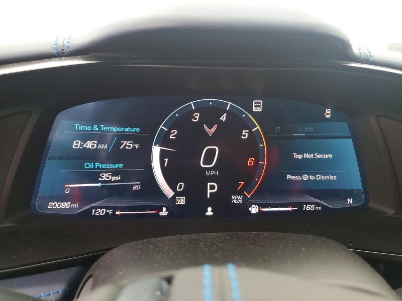 55788636 :رقم المزاد ، 1G1YC3D49M5100169 vin ، 2021 Chevrolet Corvette مزاد بيع