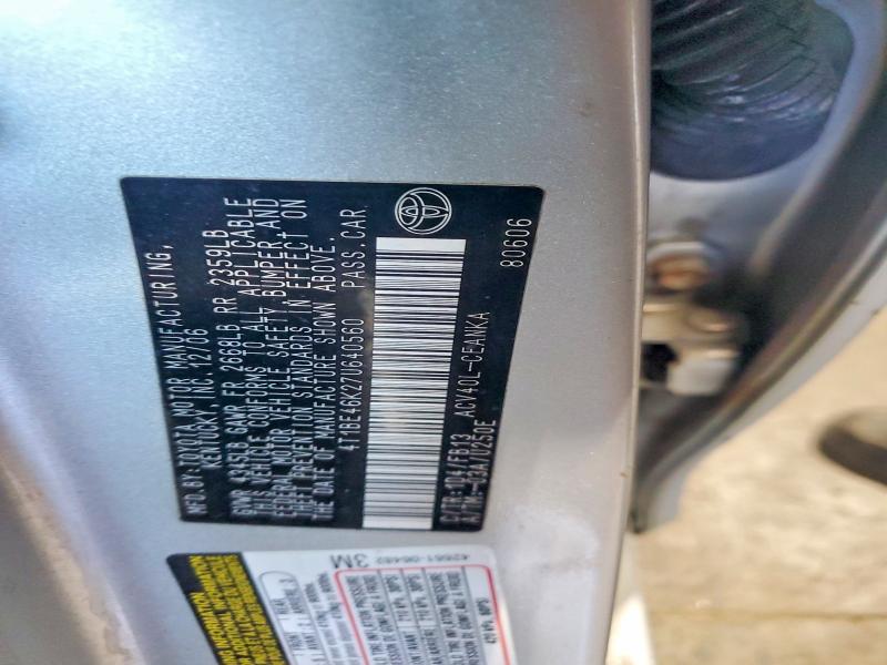 Продаж на аукціоні авто 2007 Toyota Camry, vin: 4T1BE46K27U640560, номер лоту: 54326036