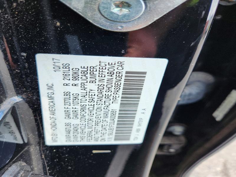 57065066 :رقم المزاد ، 19UUB1F33JA009551 vin ، 2018 Acura Tlx مزاد بيع