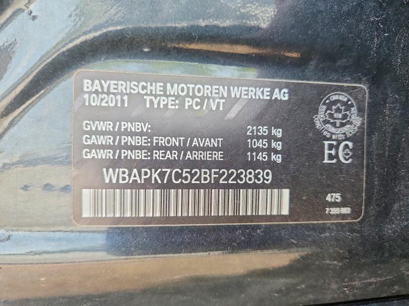 Продаж на аукціоні авто 2011 Bmw 328, vin: WBAPK7C52BF223839, номер лоту: 55567216