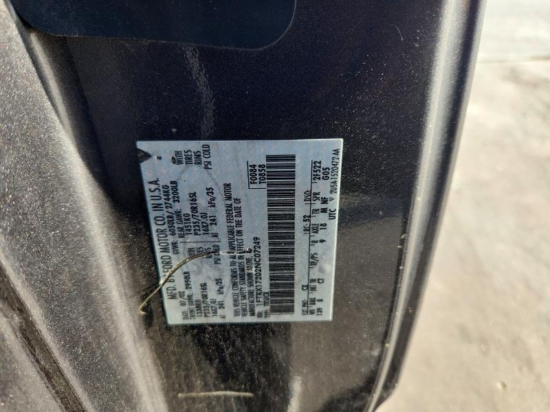2002 Ford F150 მანქანა იყიდება აუქციონზე, vin: 1FTRX17202NC07249, აუქციონის ნომერი: 56075156