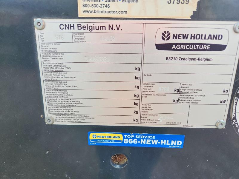 2014 Newholland Big Baler მანქანა იყიდება აუქციონზე, vin: 58093021, აუქციონის ნომერი: 53722456