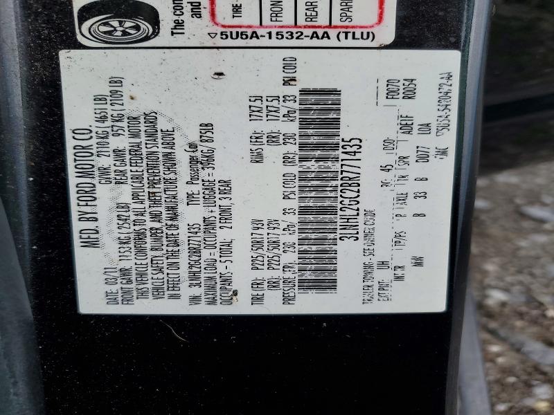 Aukcja sprzedaży 2011 Lincoln Mkz, vin: 3LNHL2GC2BR771435, numer aukcji: 57296066