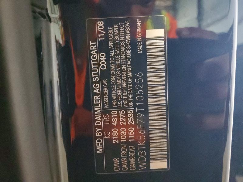 Aukcja sprzedaży 2009 Mercedes-benz Clk, vin: WDBTK56F79T105256, numer aukcji: 55093666