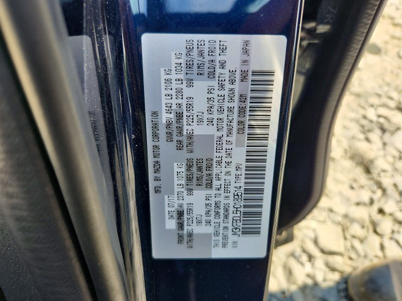 Продажа на аукционе авто 2017 Mazda Cx-5, vin: JM3KFBDL5H0189514, номер лота: 58607546