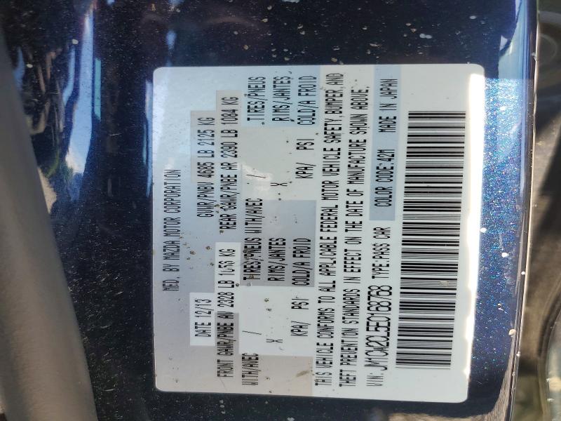 Продаж на аукціоні авто 2014 Mazda 5, vin: JM1CW2CL5E0168768, номер лоту: 58524106