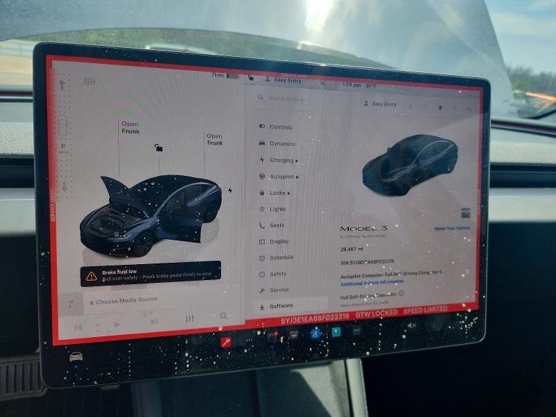 2025 Tesla Model 3 მანქანა იყიდება აუქციონზე, vin: 5YJ3E1EA6SF022319, აუქციონის ნომერი: 55799076