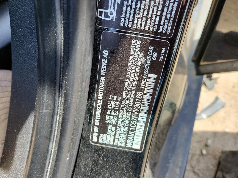 Продаж на аукціоні авто 2015 Bmw X1, vin: WBAVL1C57FVY30168, номер лоту: 54902646