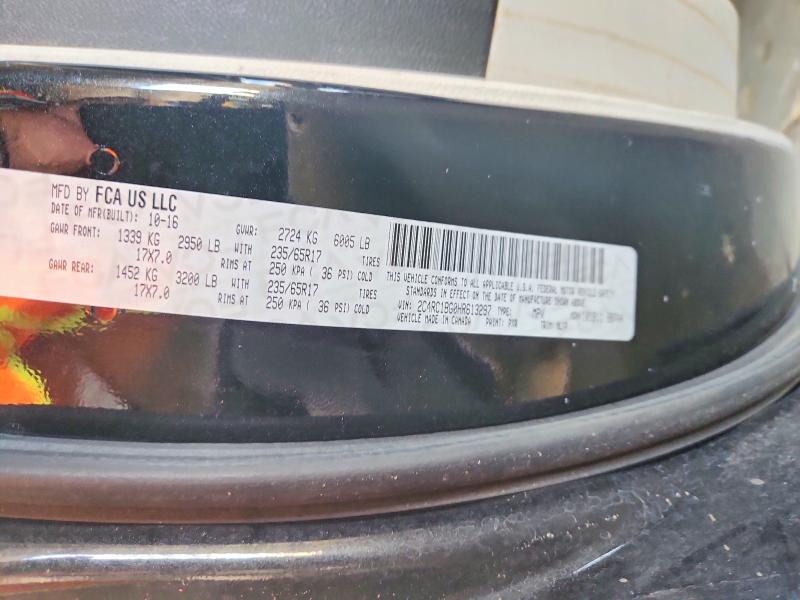 57519336 :رقم المزاد ، 2C4RC1BG0HR613297 vin ، 2017 Chrysler Pacifica مزاد بيع