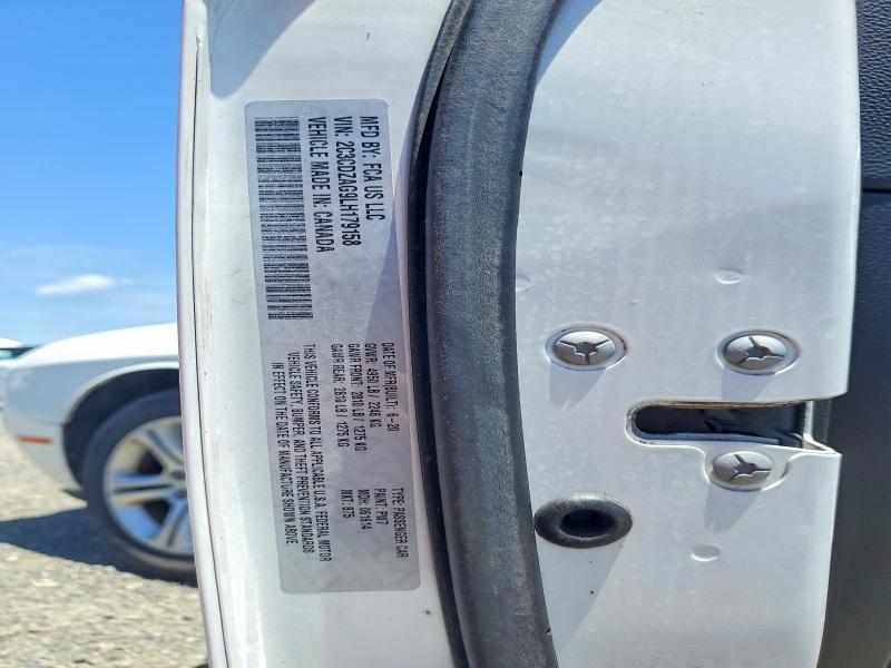 Продаж на аукціоні авто 2020 Dodge Challenger, vin: 2C3CDZAG9LH179158, номер лоту: 56273736