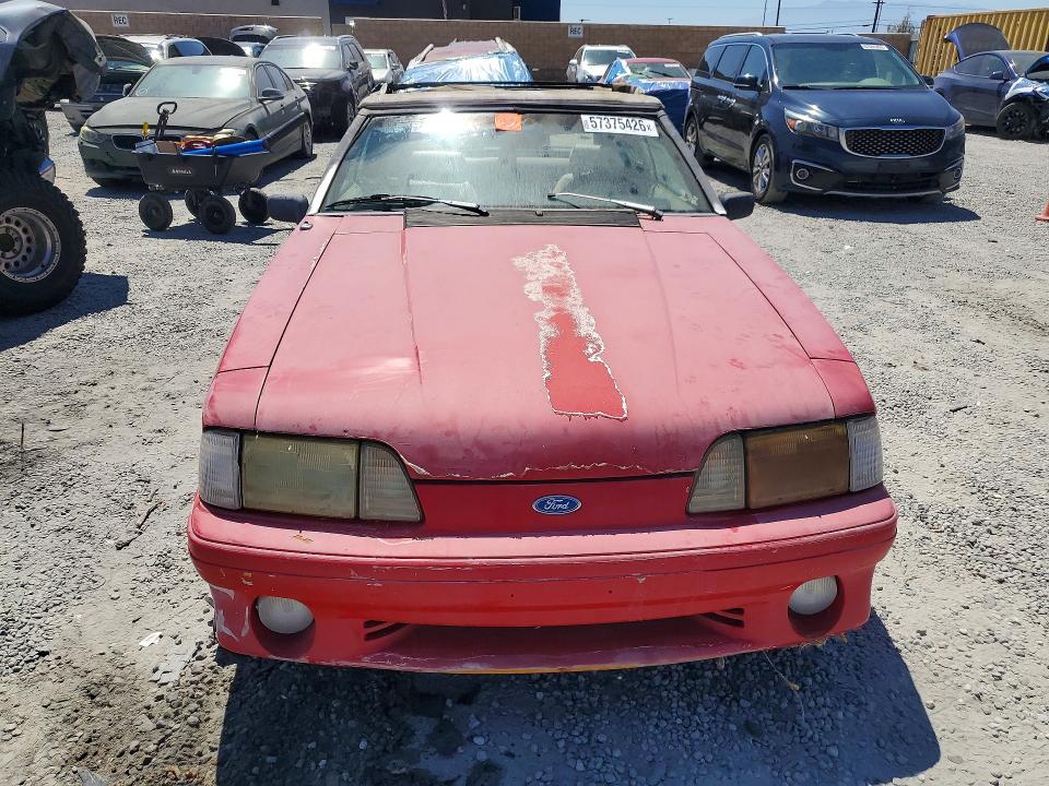 1991 Ford Mustang მანქანა იყიდება აუქციონზე, vin: 1FACP45E5MF131616, აუქციონის ნომერი: 57375426