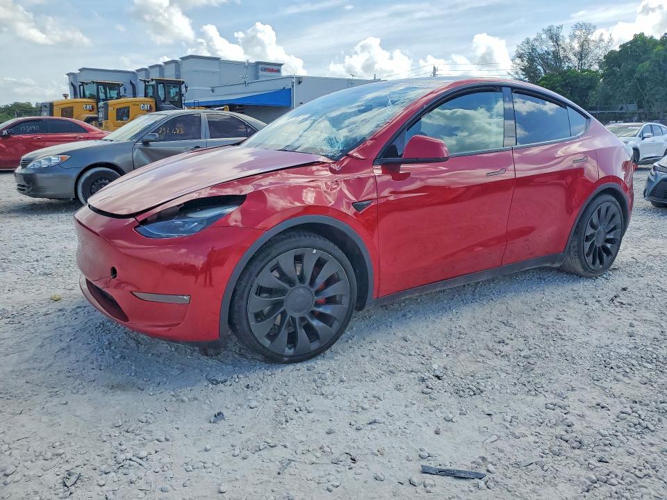 2023 Tesla Model Y მანქანა იყიდება აუქციონზე, vin: 7SAYGDEF6PF585930, აუქციონის ნომერი: 57939426