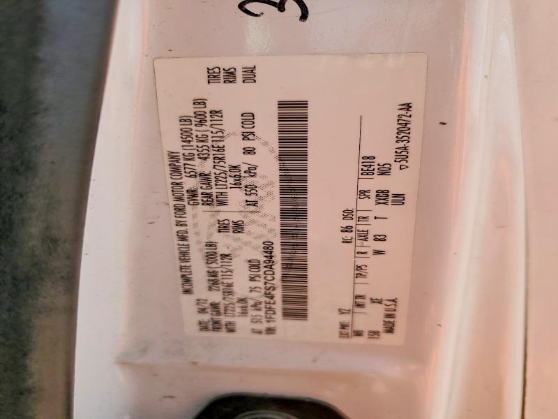 2012 Ford E-450 მანქანა იყიდება აუქციონზე, vin: 1FDFE4FS7CDA94480, აუქციონის ნომერი: 55401866