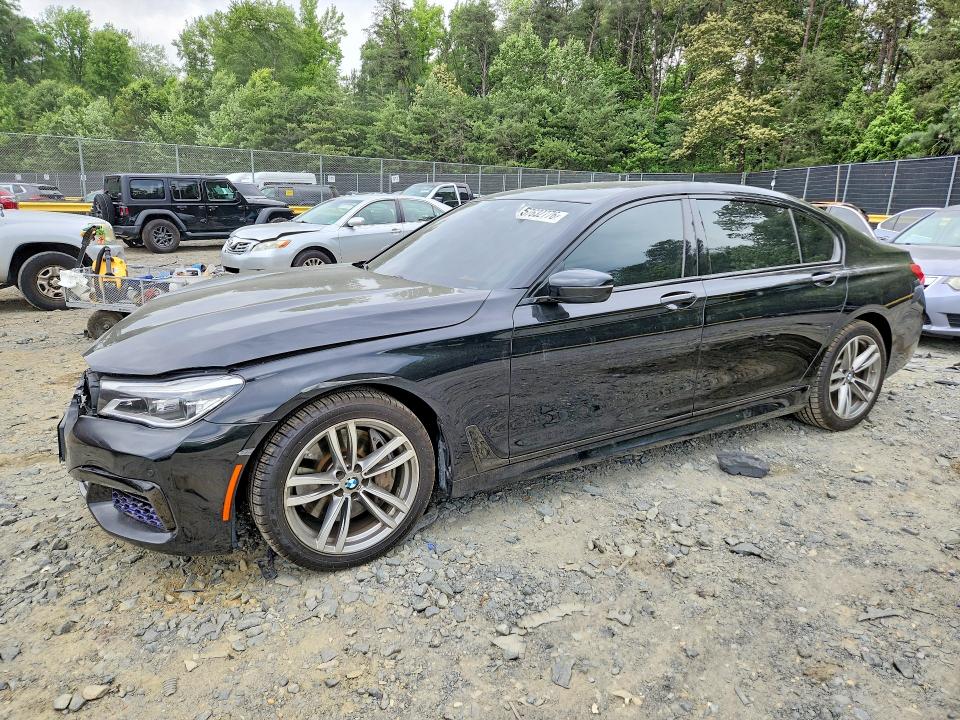 2018 Bmw 750 მანქანა იყიდება აუქციონზე, vin: WBA7F2C51JG423935, აუქციონის ნომერი: 57632776