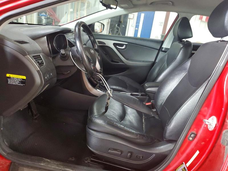 2014 Hyundai Elantra მანქანა იყიდება აუქციონზე, vin: KMHDH4AE7EU105402, აუქციონის ნომერი: 56759186