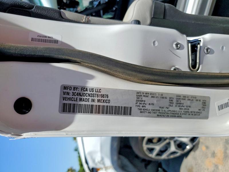 Продажа на аукционе авто 2025 Jeep Compass, vin: 3C4NJDCN3ST619876, номер лота: 57754056