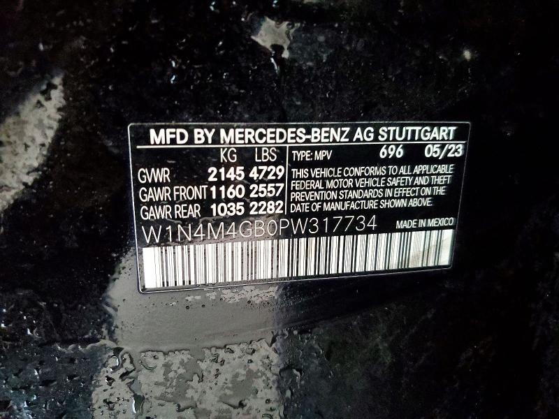 Продаж на аукціоні авто 2023 Mercedes-benz Glb, vin: W1N4M4GB0PW317734, номер лоту: 57256486