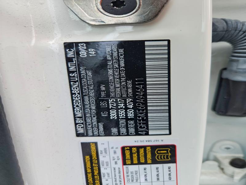 Продаж на аукціоні авто 2023 Mercedes-benz Gls, vin: 4JGFF5KE6PA946411, номер лоту: 58089916