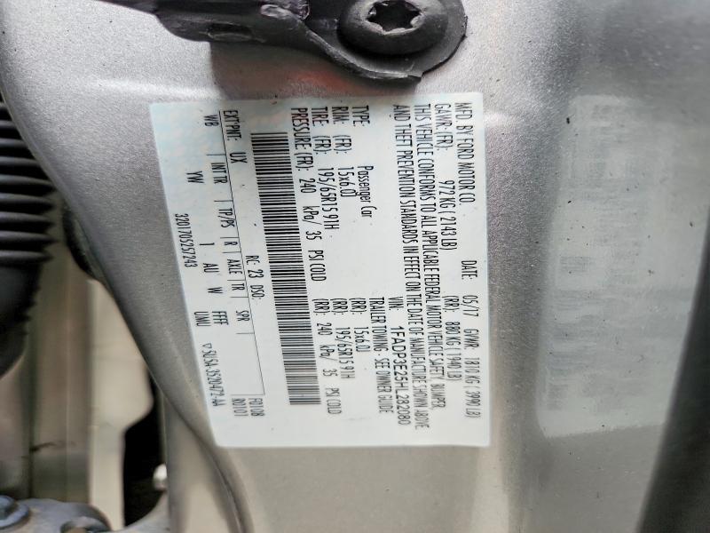 Aukcja sprzedaży 2017 Ford Focus, vin: 1FADP3E25HL282080, numer aukcji: 58391096