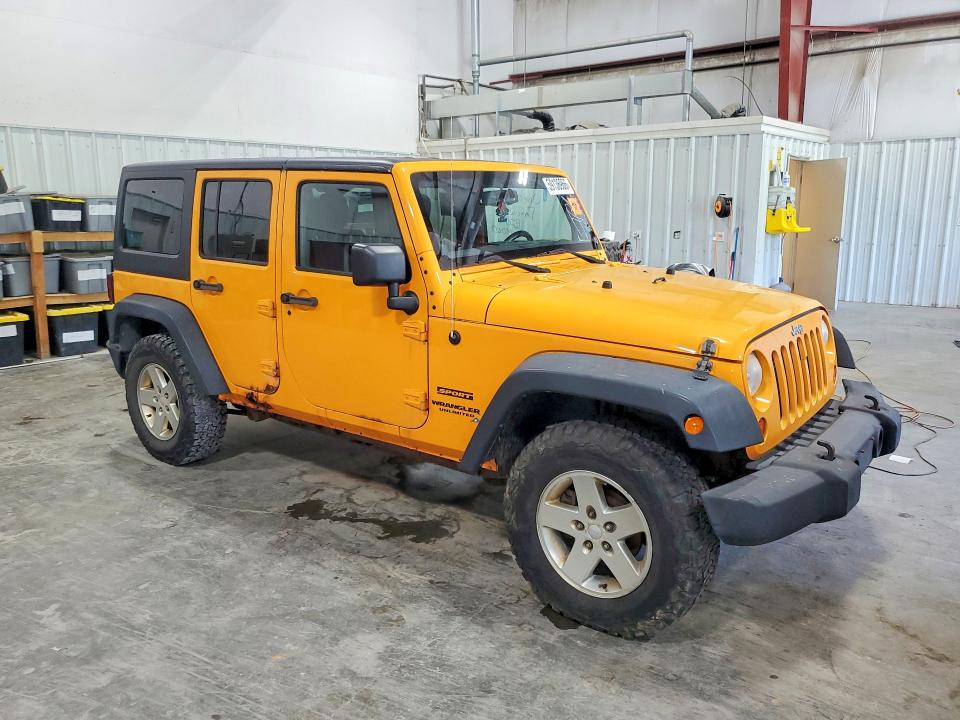 2013 Jeep Wrangler Unlimited მანქანა იყიდება აუქციონზე, vin: 1C4BJWDG3DL557117, აუქციონის ნომერი: 59136966