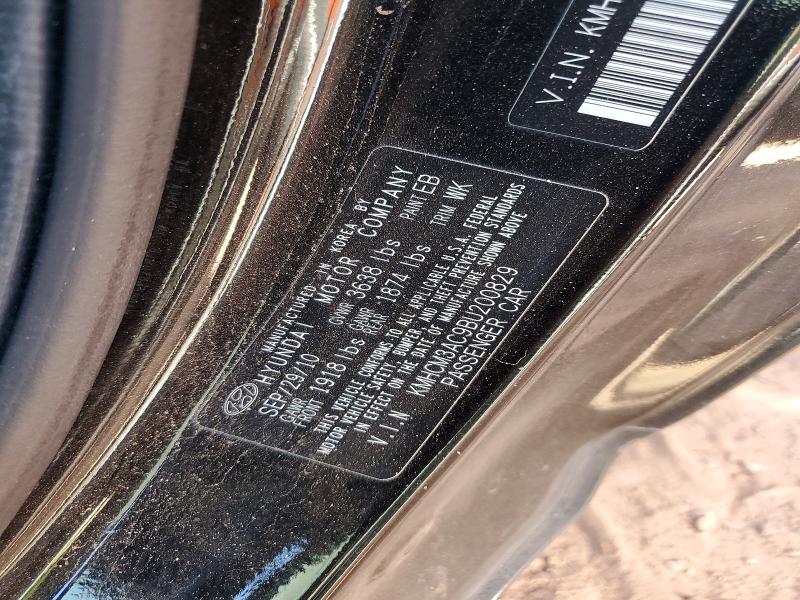 56331686 :رقم المزاد ، KMHCM3AC9BU200829 vin ، 2011 Hyundai Accent مزاد بيع