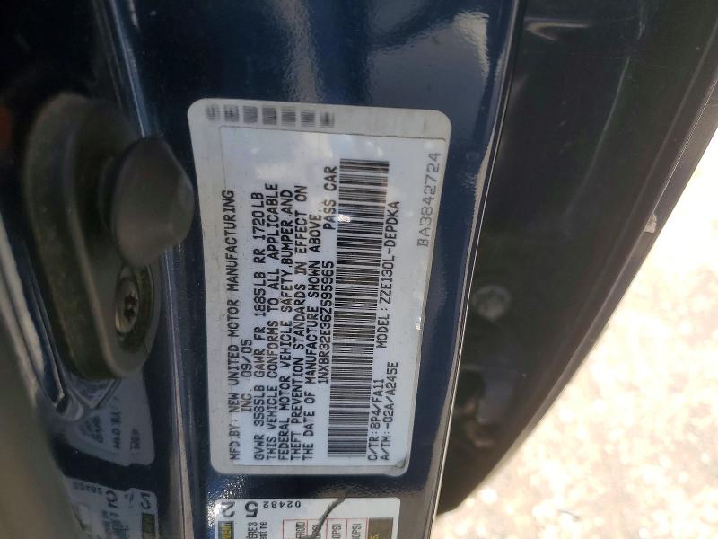 2006 Toyota Corolla მანქანა იყიდება აუქციონზე, vin: 1NXBR32E36Z595965, აუქციონის ნომერი: 57731956