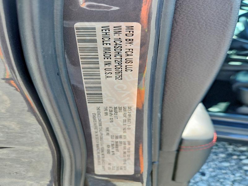 2023 Dodge Durango მანქანა იყიდება აუქციონზე, vin: 1C4SDHCT2PC676752, აუქციონის ნომერი: 58846506