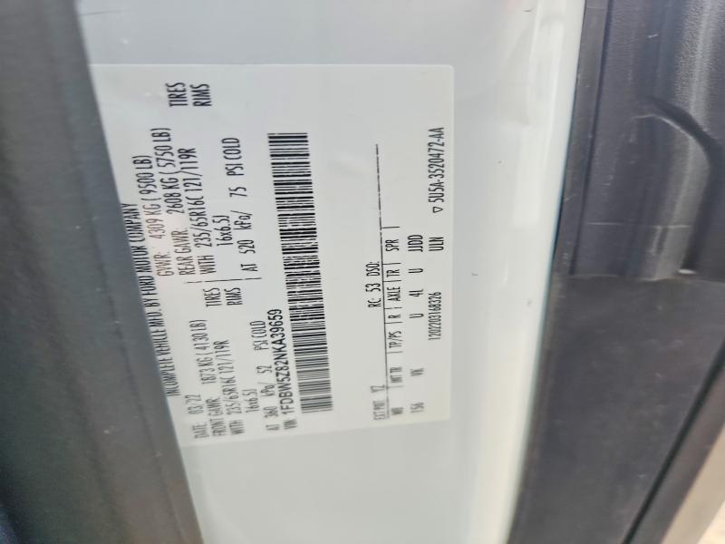 2022 Ford Transit მანქანა იყიდება აუქციონზე, vin: 1FDBW5Z82NKA39659, აუქციონის ნომერი: 54560436