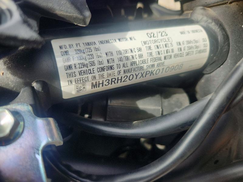 Продажа на аукционе авто 2023 Yamaha Mt-03, vin: MH3RH20YXPK010908, номер лота: 58128366