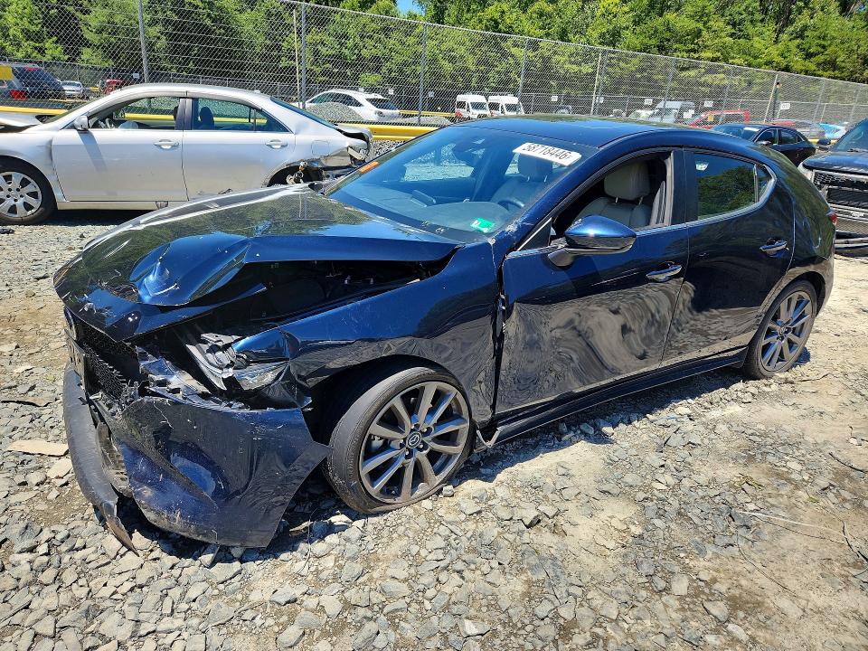 Продажа на аукционе авто 2021 Mazda 3, vin: JM1BPBLL4M1339348, номер лота: 58718446