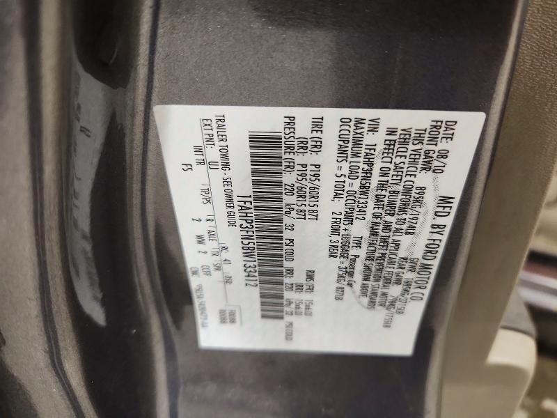 57224486 :رقم المزاد ، 1FAHP3FN5BW133412 vin ، 2011 Ford Focus مزاد بيع