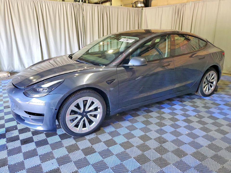 Продажа на аукционе авто 2022 Tesla Model 3, vin: 5YJ3E1EA7NF370327, номер лота: 55447166