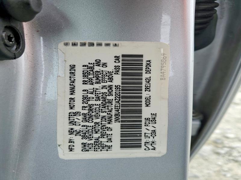2013 Toyota Corolla მანქანა იყიდება აუქციონზე, vin: 1NXBU4EE1AZ220195, აუქციონის ნომერი: 58241596
