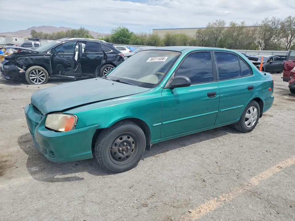 Продаж на аукціоні авто 2001 Hyundai Accent, vin: KMHCG45C81U178604, номер лоту: 56311456