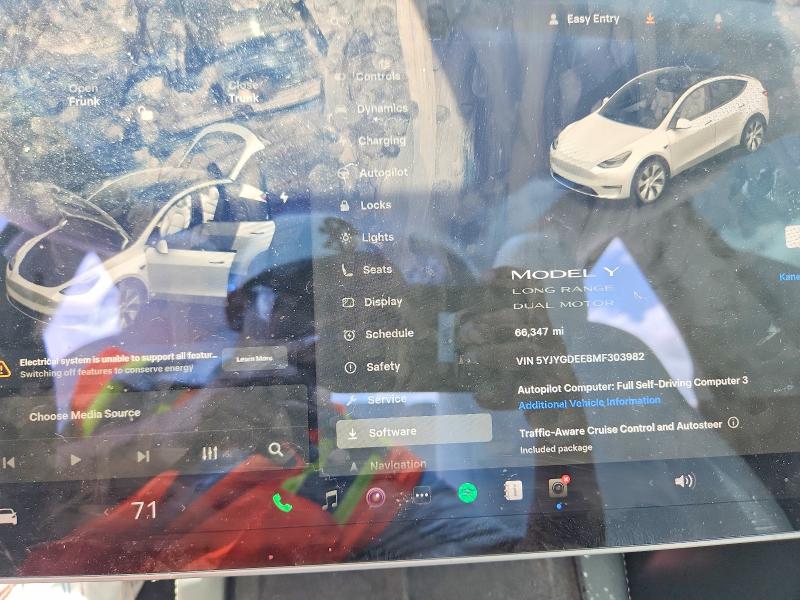 56846366 :رقم المزاد ، 5YJYGDEE8MF303982 vin ، 2021 Tesla Model Y مزاد بيع