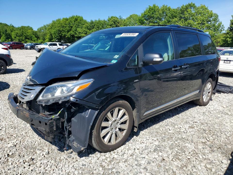Продажа на аукционе авто 2017 Toyota Sienna, vin: 5TDDZ3DC8HS155322, номер лота: 55509396