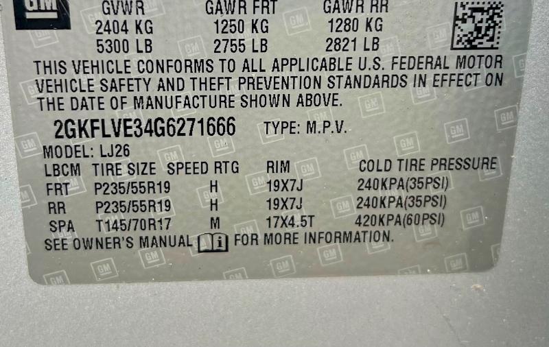 Продажа на аукционе авто 2016 Gmc Terrain, vin: 2GKFLVE34G6271666, номер лота: 56087906