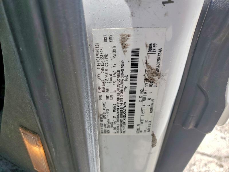 2020 Ford Transit მანქანა იყიდება აუქციონზე, vin: 1FTBR1X82LKA07489, აუქციონის ნომერი: 57132586