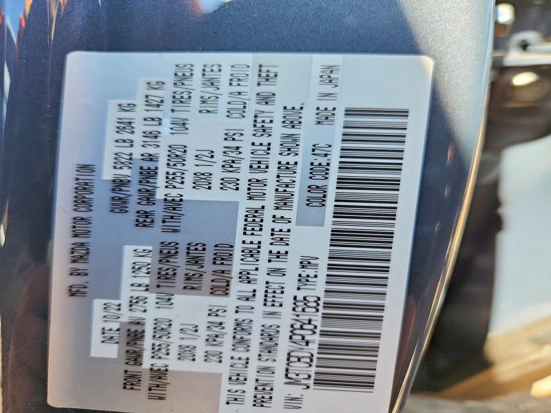 Aukcja sprzedaży 2023 Mazda Cx-9, vin: JM3TCBDY4P0641685, numer aukcji: 57254996