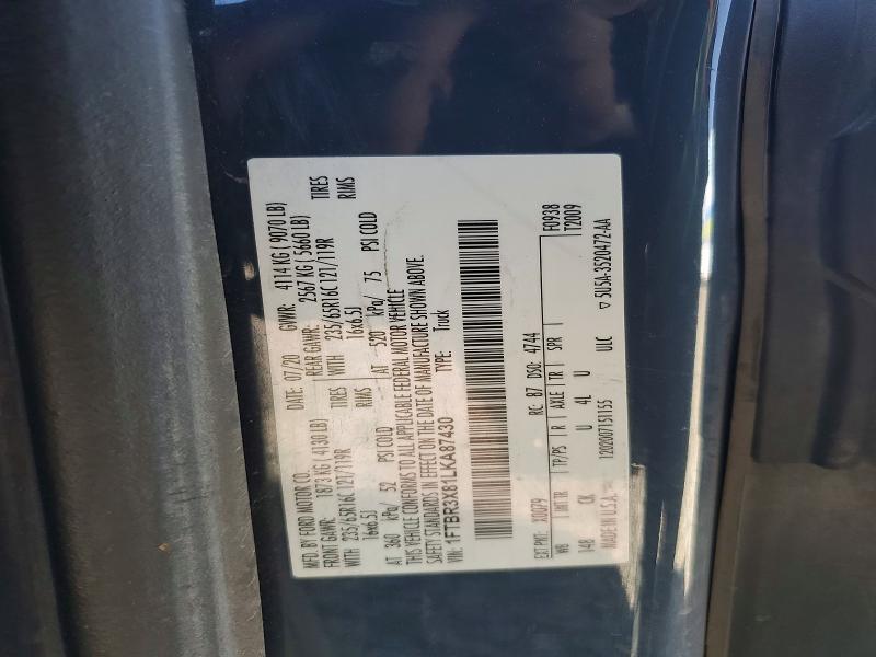Продажа на аукционе авто 2020 Ford Transit, vin: 1FTBR3X81LKA87430, номер лота: 56423096