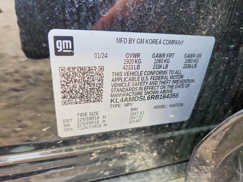 2024 Buick Encore Gx მანქანა იყიდება აუქციონზე, vin: KL4AMDSL6RB164355, აუქციონის ნომერი: 56265756
