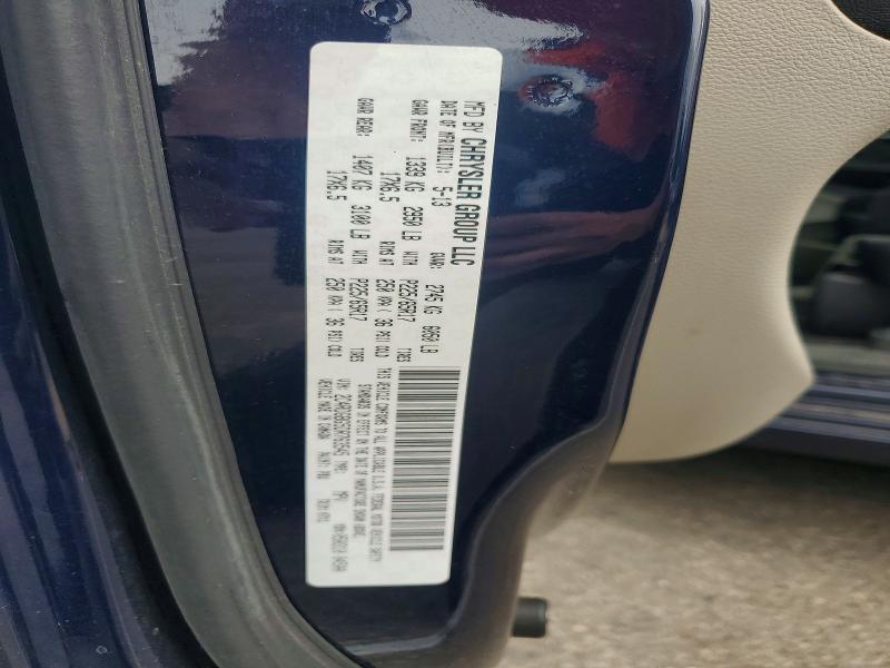 57224946 :رقم المزاد ، 2C4RDGBG5DR763545 vin ، 2013 Dodge Grand Caravan مزاد بيع